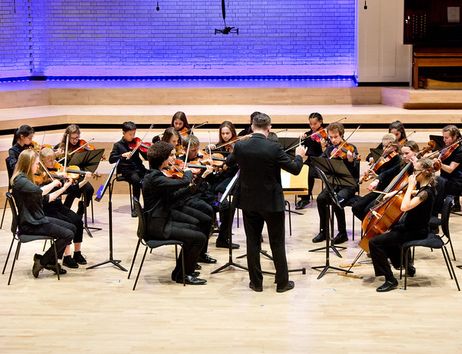 SGS Musiker:innen bei RNCM (Manchester, UK)