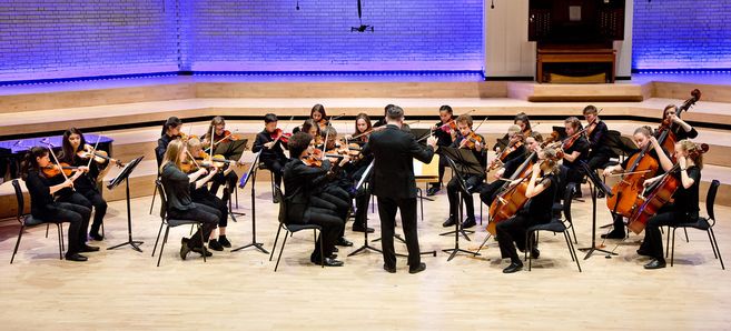 SGS Musiker:innen bei RNCM (Manchester, UK)