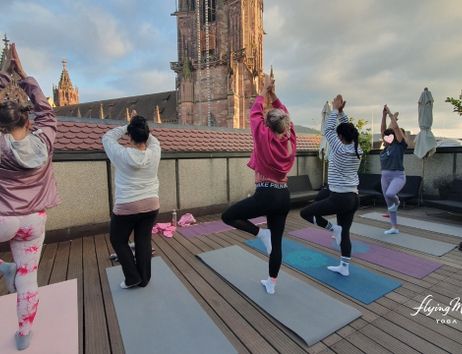 Roof Top Yoga x Flying Mat Yoga in Freiburg 1